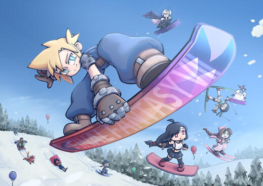 FF7 Snowboarding