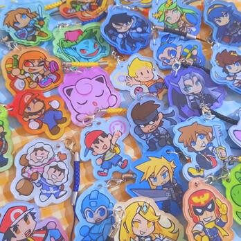 Smash Bros Charms