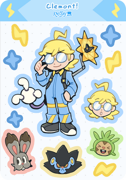 Clemont Sticker Sheet